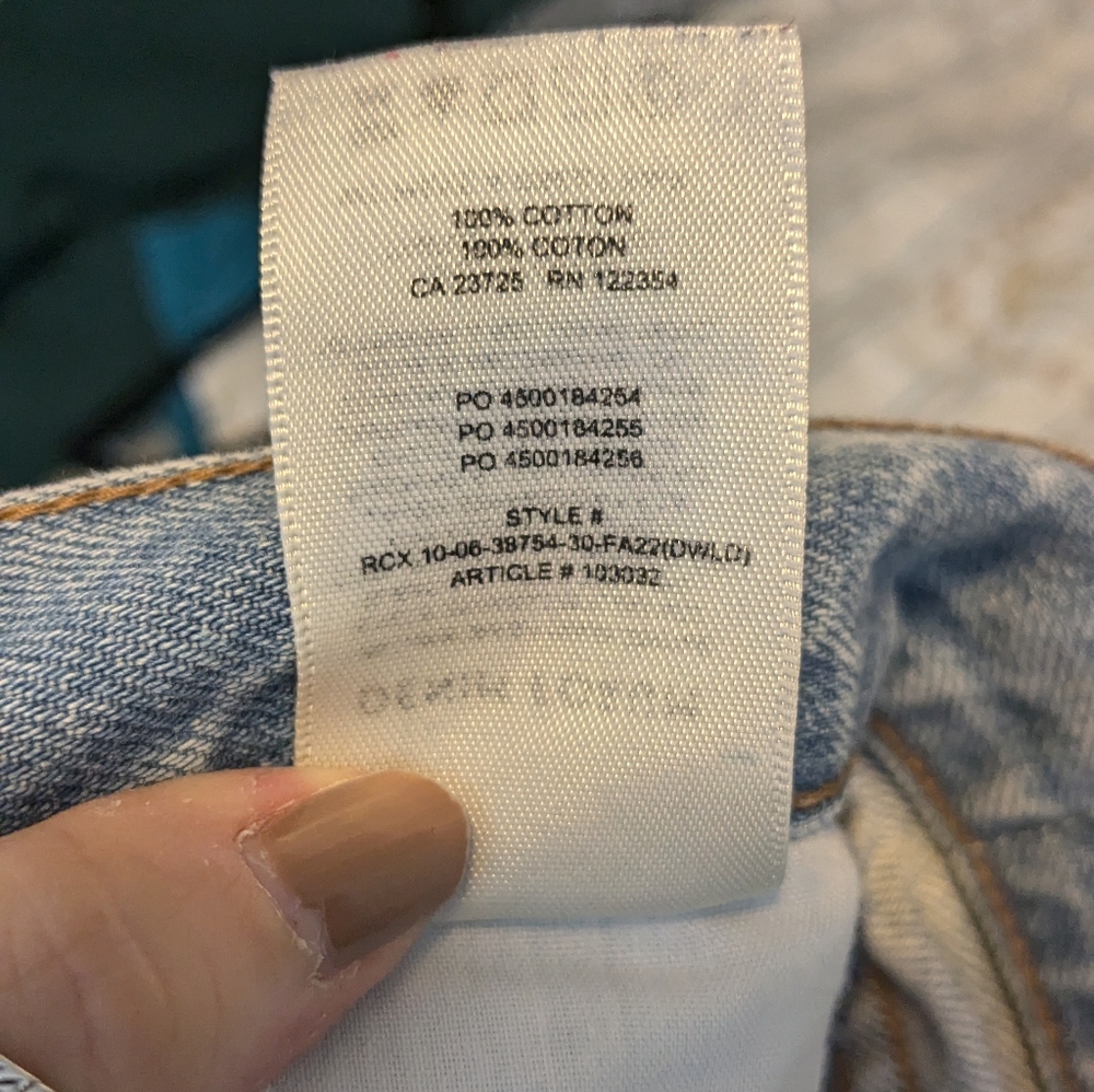 Aritzia Denim Forum The Joni High Rise Loose Size 27 - Picture 3 of 8